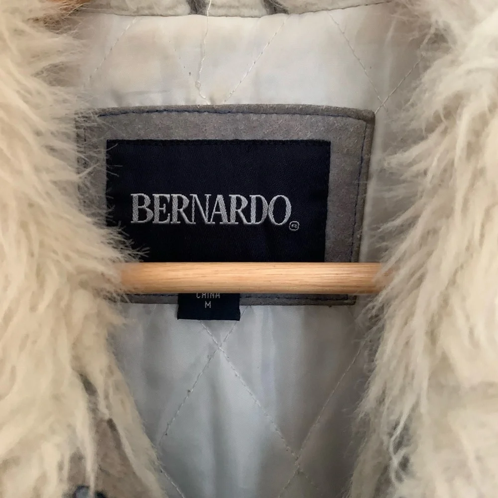 Bernardo Gray Teddy Jacket sherling - Picture 4 of 5